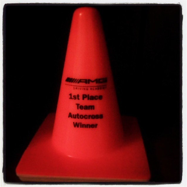 My team won 1st place in the Autocross overall team time.