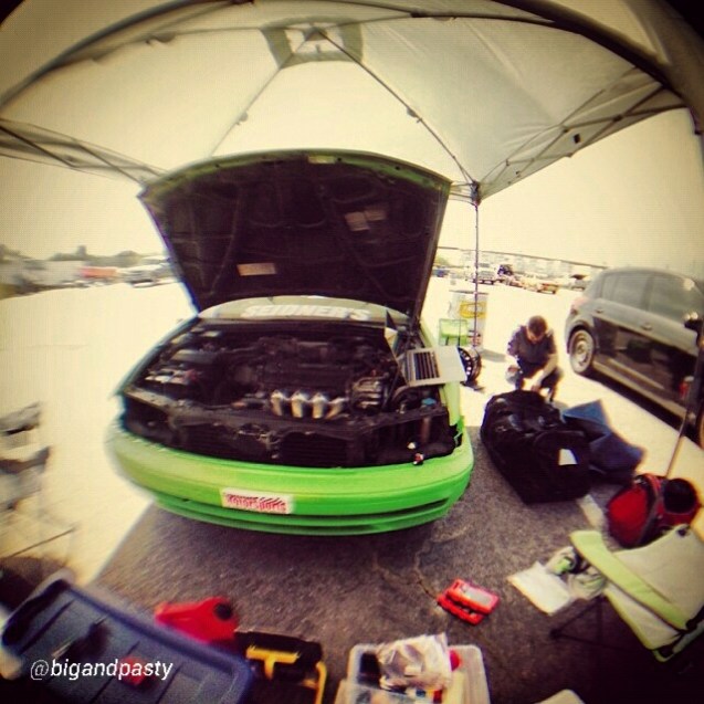 Getting the car ready - lots to do.